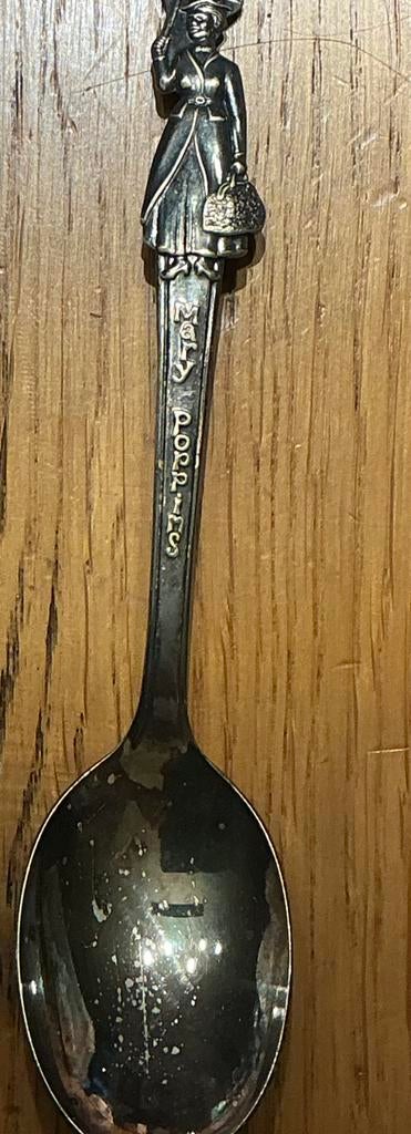 Verzilverde lepel mary Poppins walt DISNEY, Ophalen of Verzenden