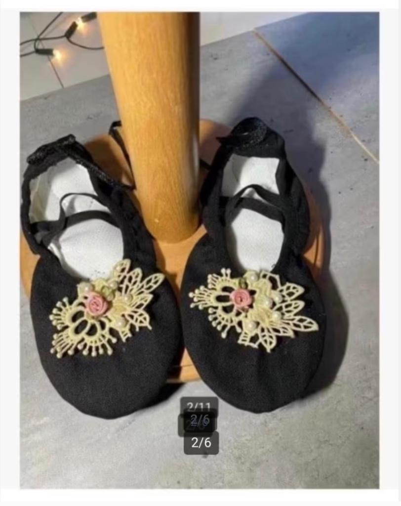 Nieuwe zwarte ballet schoentjes mt.36, Schoenen, Nieuw, Ophalen of Verzenden, X