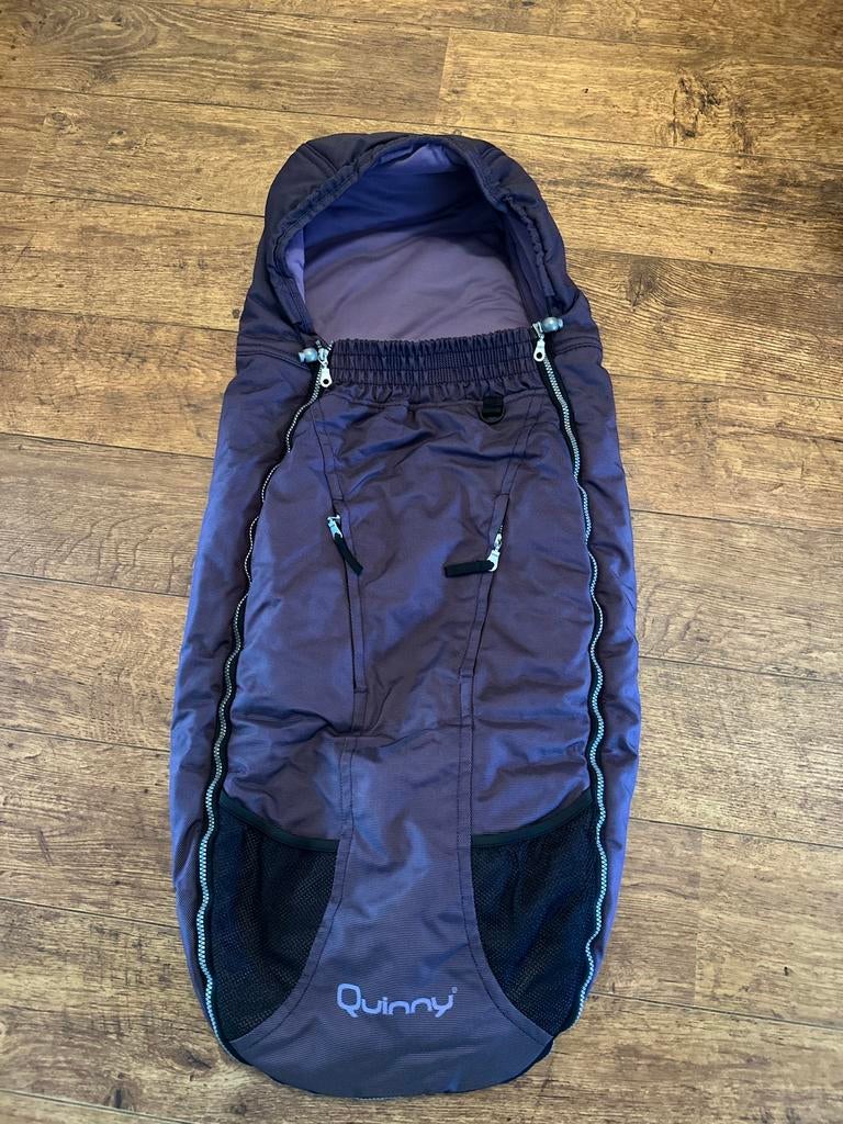 Quinny universele voetenzak paars, Ophalen of Verzenden, Zo goed als nieuw, 70 tot 85 cm, Slaapzak