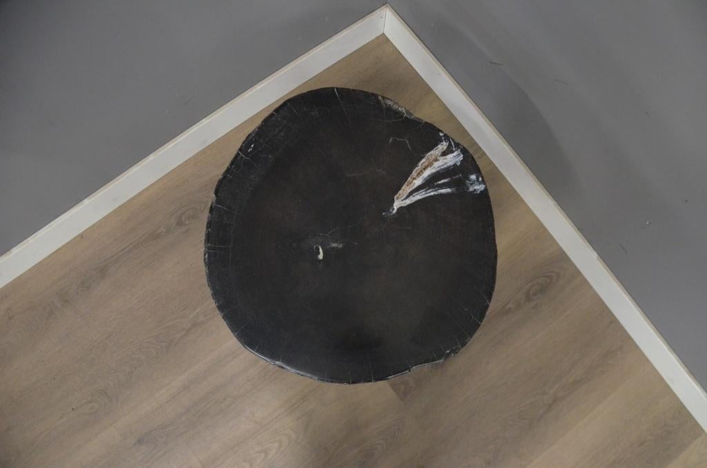 Bijzettafeltjes van Zwart Versteend Hout 40-60 cm, Ophalen of Verzenden, Nieuw