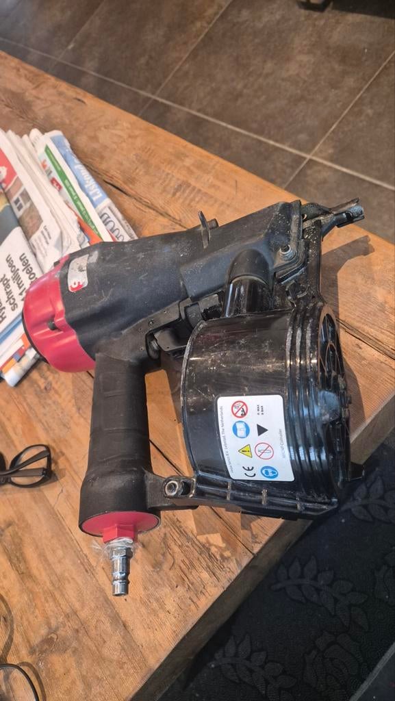 Haubold Coilnageltacker - Pneumatisch, Ophalen of Verzenden, Gebruikt, 600 watt of meer, Overige typen