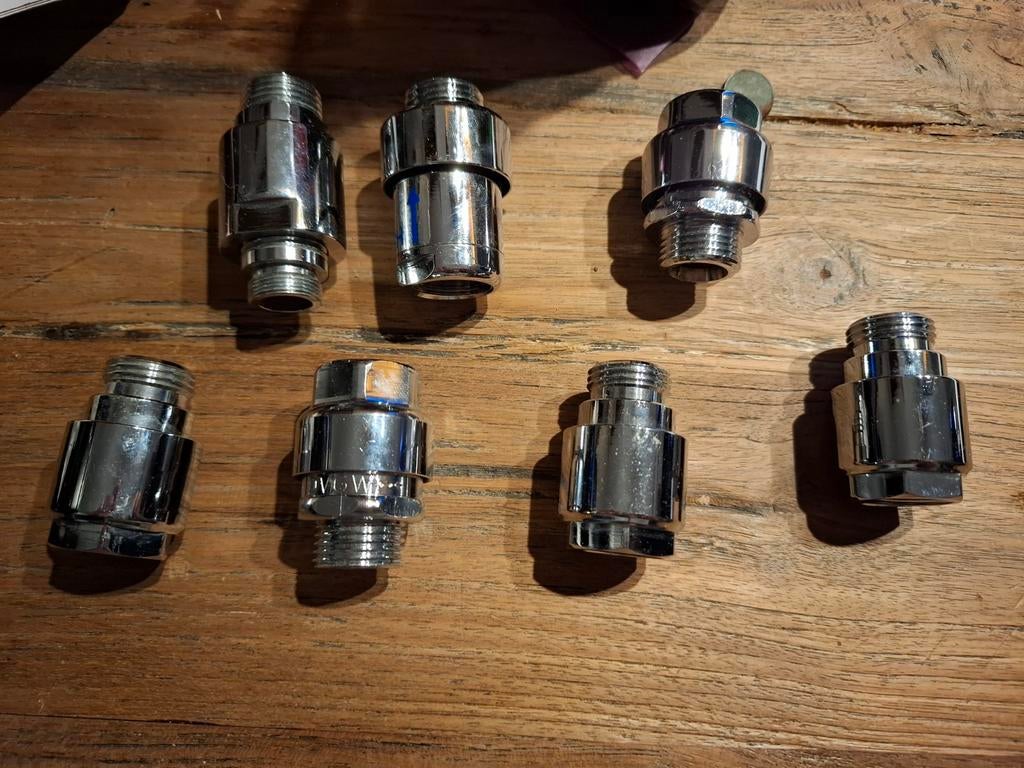 Buisbeluchters 7 stuks, Ophalen, Nieuw, Chroom, Overige typen