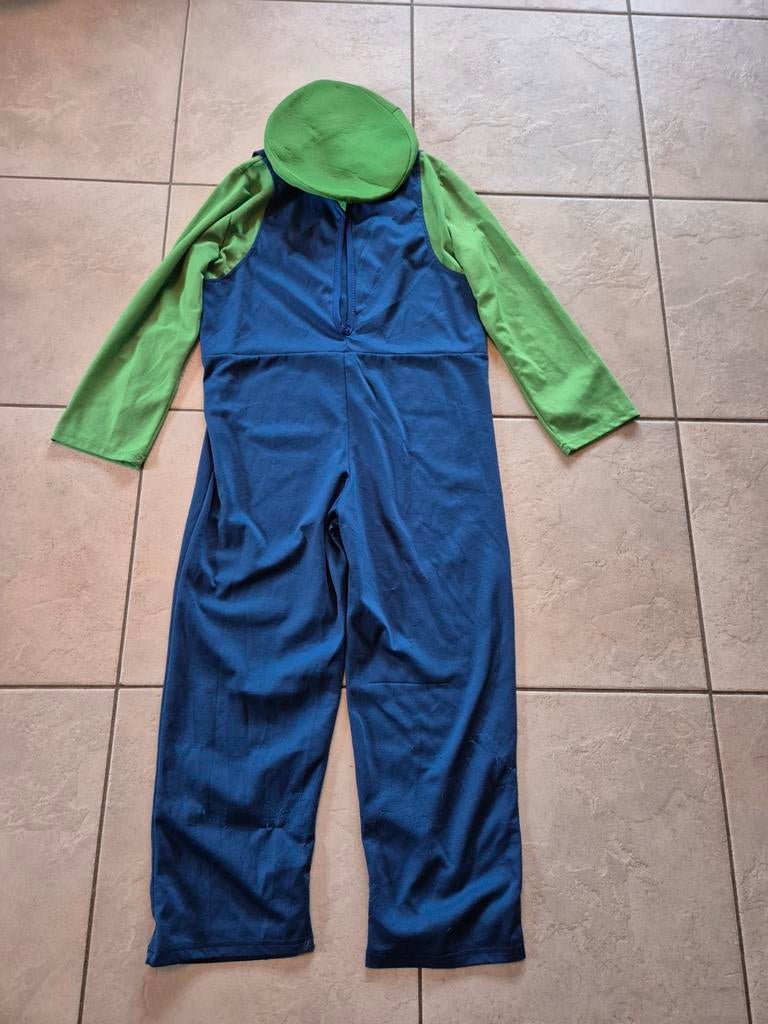 Luigi verkleedpak met pet kindermaat large, Ophalen of Verzenden, Jongen of Meisje