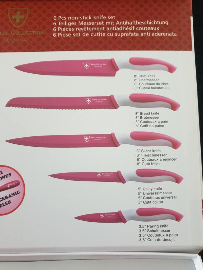 messenset(nieuw)6-delig, Ophalen, Nieuw, Rvs of Chroom, Vaatwasserbestendig