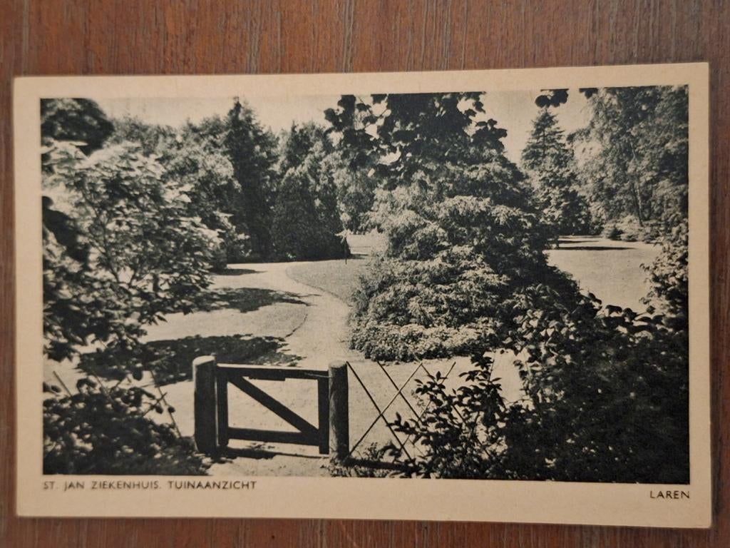Laren - St. Jan Ziekenhuis, tuinaanzicht, Ophalen of Verzenden, Ongelopen, Noord-Holland