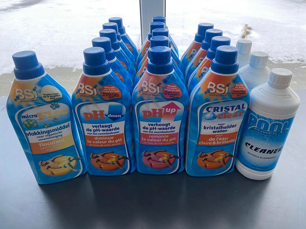 Zwembadwater benodigd heden, Ophalen, Nieuw, Reinigingsmiddel