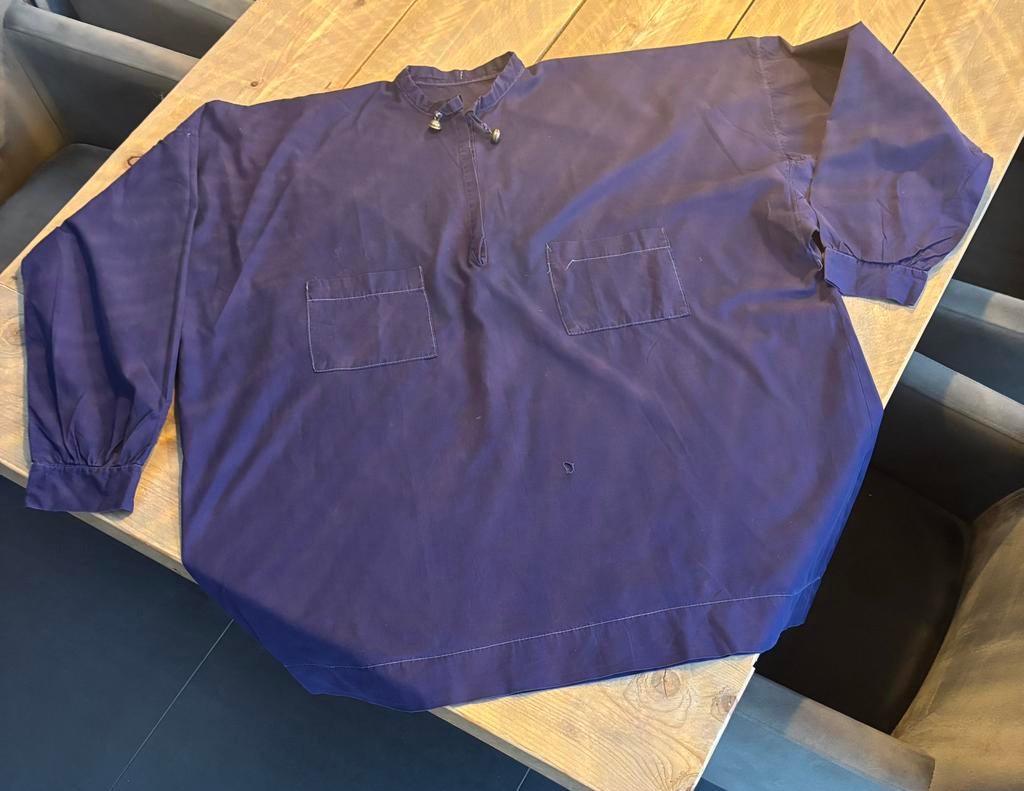 Blauwe Boerenkiel - Carnaval - Grote Maat, Kleding | Heren, Carnavalskleding en Feestkleding, Ophalen of Verzenden, Gedragen, Overige maten