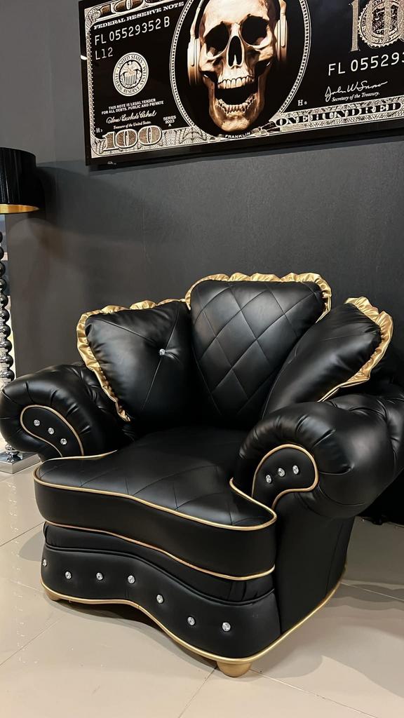 Exclusieve Italiaanse lederen klassieke bankstellen 3+2 zits, Ophalen of Verzenden