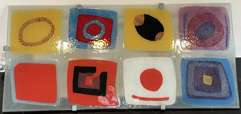 Vintage ikea wandlamp ontwerp julia treutiger type gyllen, Ophalen, Zo goed als nieuw, Glas, Ikea vintage