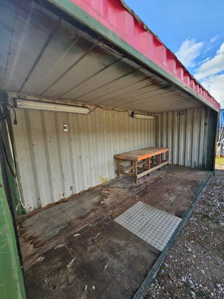 Zaagloods 5x6 mtr met groepenkast en verlichting, Ophalen, ., ., .