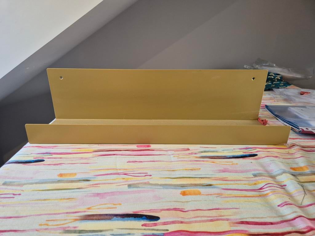 Duraline Wandplank Gevouwen Messing 60x15x15, Ophalen, Zo goed als nieuw