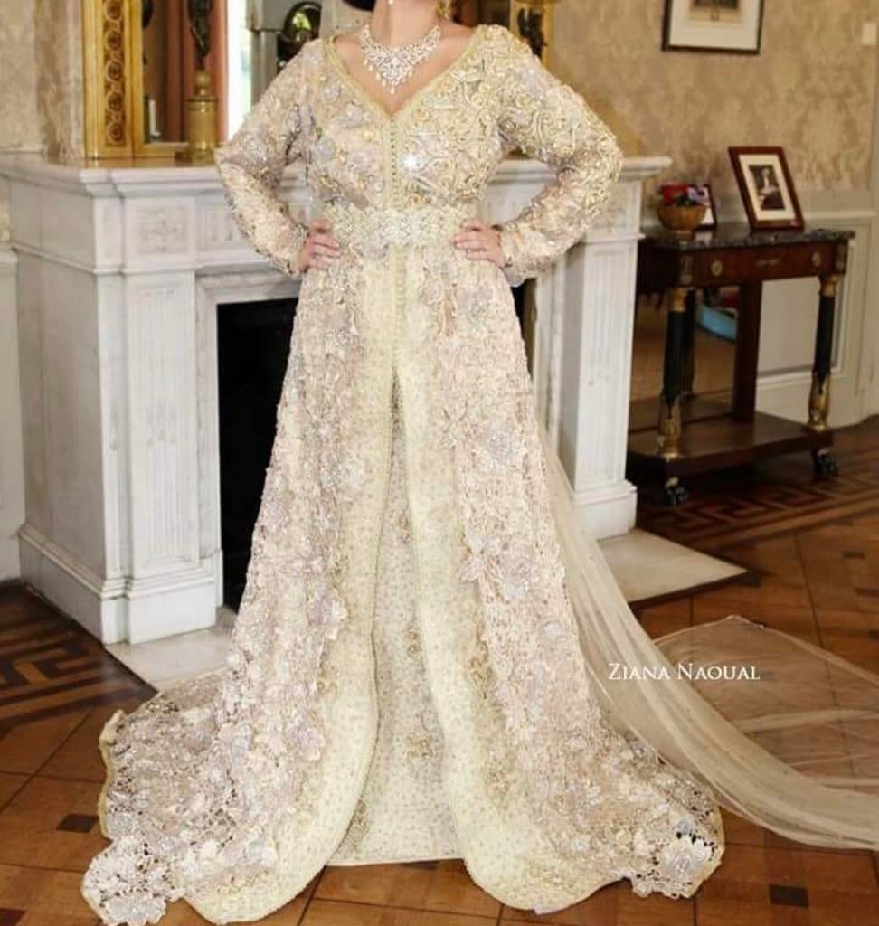 Lebsa takshita takchita ziana bruids jurk, Ophalen, Zo goed als nieuw, Trouwjurk