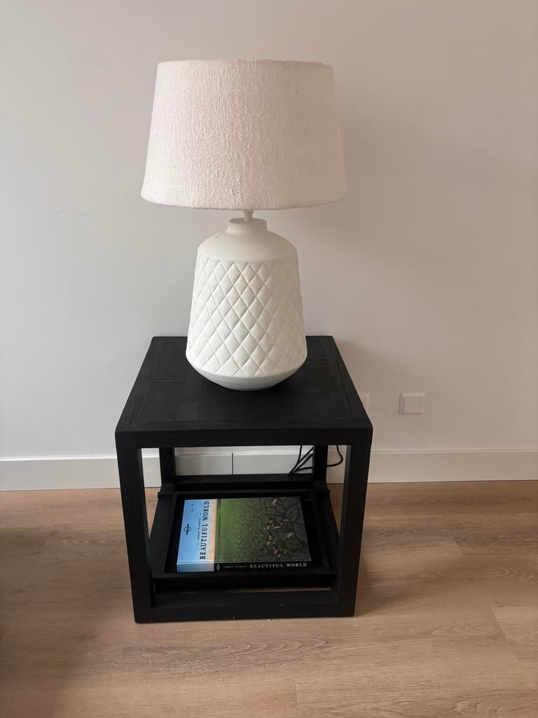 Riviera maison colombe bijzettafel end table, Ophalen, Zo goed als nieuw, Rechthoek