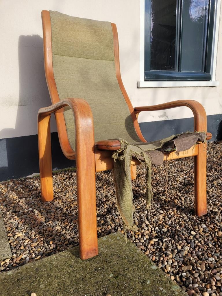 Swedese Yngve Ekstrom fauteuil - restauratie object, Ophalen