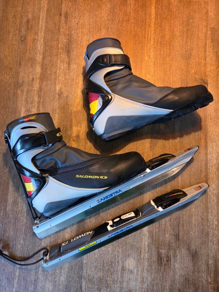 Salomon + Zandstra free skate maat 42.5 ( valt als 41.5), Ophalen of Verzenden, Gebruikt, Noren, Zandstra