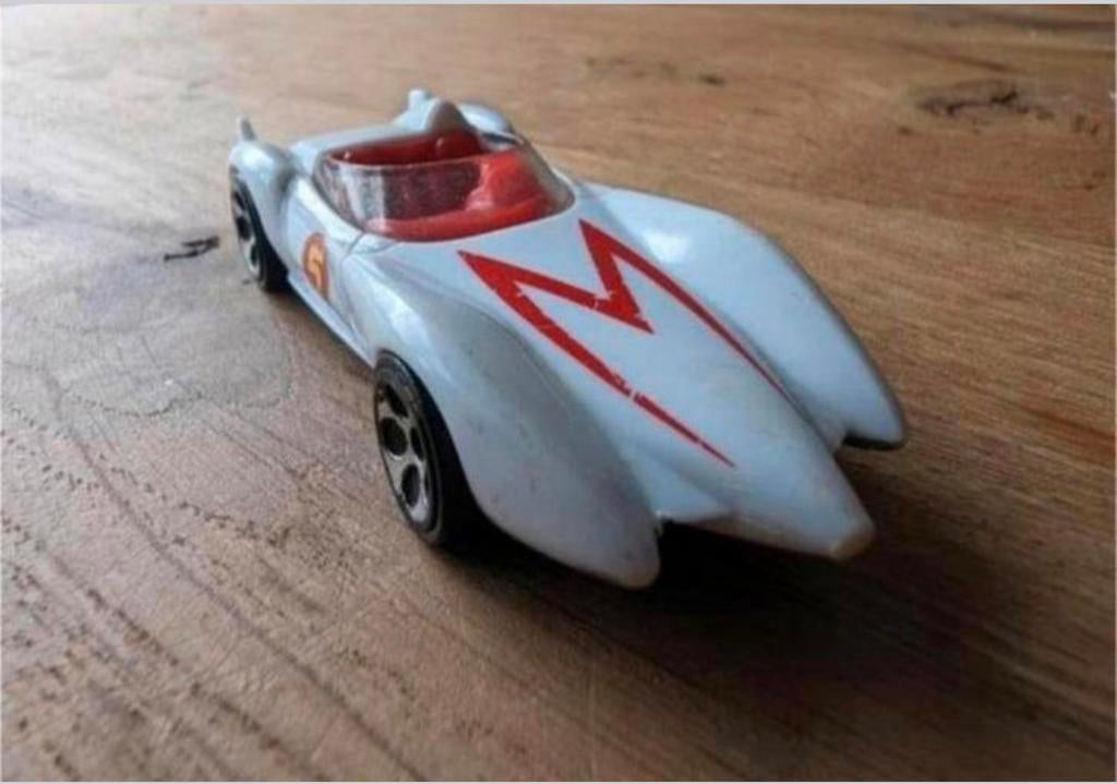 Hot Wheels Mach 5 – Speed Racer – Made in China, Ophalen of Verzenden, Gebruikt, Auto