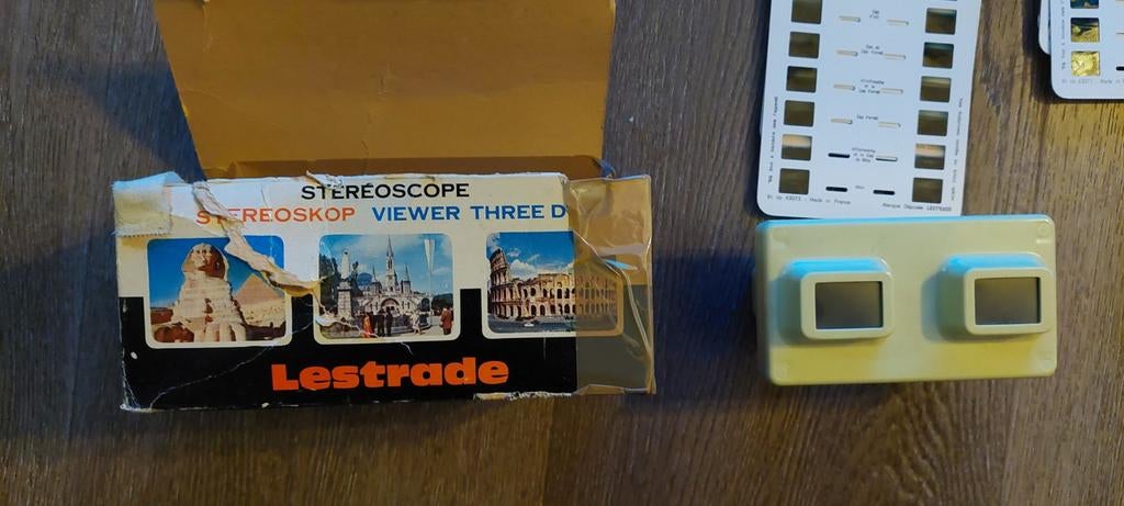 Vintage Stereoscoop Lestrade met Kaarten, Ophalen of Verzenden