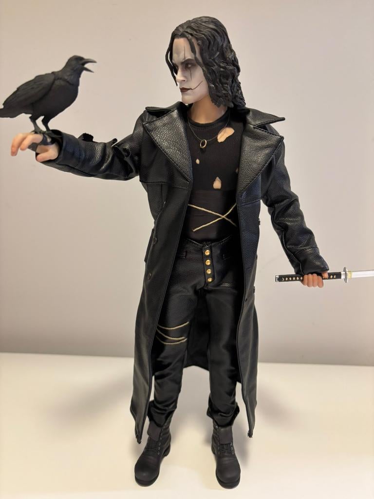 SideShow The Crow - Eric Draven Brandon Lee 1/6 figuur, Ophalen of Verzenden, Zo goed als nieuw, Film, Actiefiguur of Pop