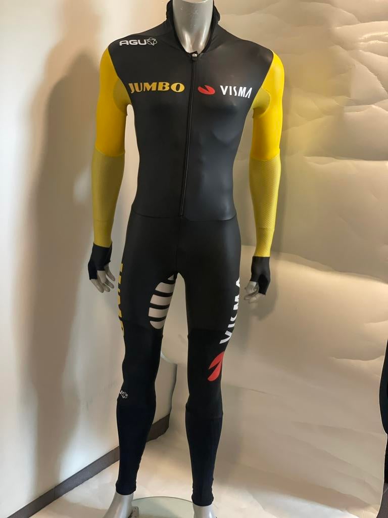 Schaatskleding schaatspak snelpak speedsuit maat M Rubber, Ophalen of Verzenden, Zo goed als nieuw