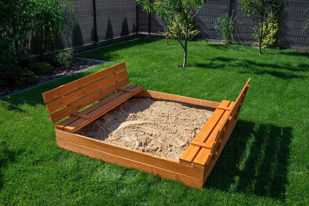 zandbak met banken incl. dekzeil+ gronddoek – GEIMPREGNEERD, Verzenden, Nieuw
