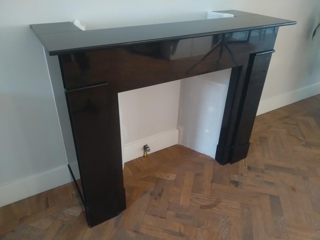 Jaren 30 art deco schouwen restauratie hoekschouw marmer, Ophalen of Verzenden, Gebruikt