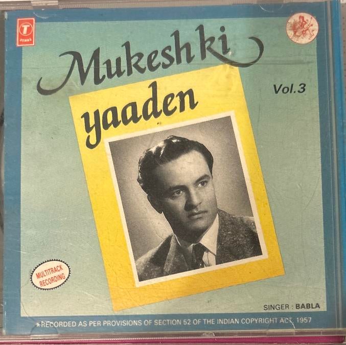Mukeshki Yaaden Vol. 3 CD -, Ophalen of Verzenden, Zo goed als nieuw, Aziatisch, Boxset