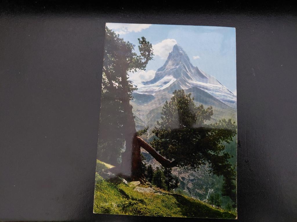 Zwitserland, Zermatt, Matterhorn 4478 m, gelopen, 1972., Verzamelen, Verzenden, 1960 tot 1980, Gelopen, Overig Europa