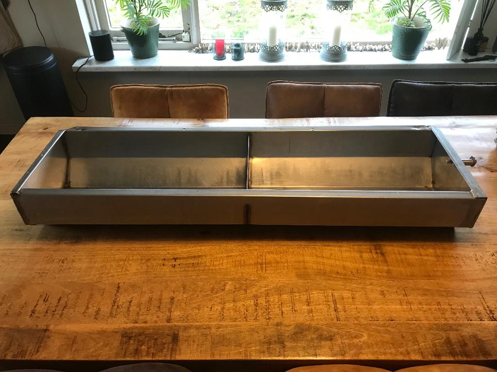 RVS voerbak, Dieren en Toebehoren, Schapen, Geiten en Varkens, Meerdere dieren, Schaap