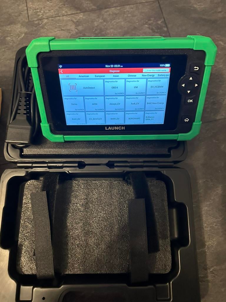 Launch diagnose electrische voertuigen, Auto diversen, Ophalen of Verzenden, Zo goed als nieuw