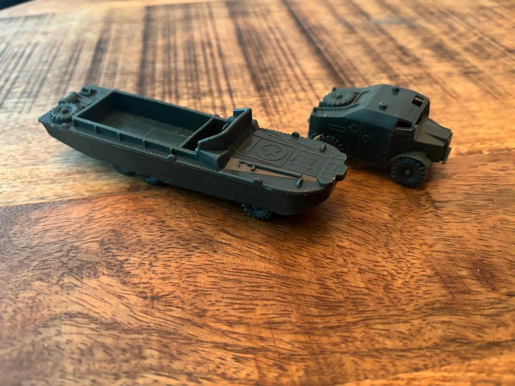 Airfix HO/OO Voertuigen Jaren 60/70 - Dukw & Quad, Ophalen of Verzenden, Gebruikt