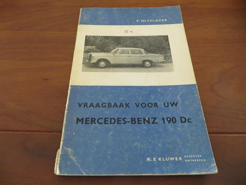 Vraagbaak Mercedes-Benz 190 Dc W110 Heckflosse 1962 -1966, Ophalen of Verzenden