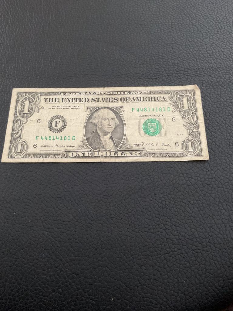 Bankbiljet 1 Dollar USA, Postzegels en Munten, Bankbiljetten | Amerika, Verzenden, Noord-Amerika