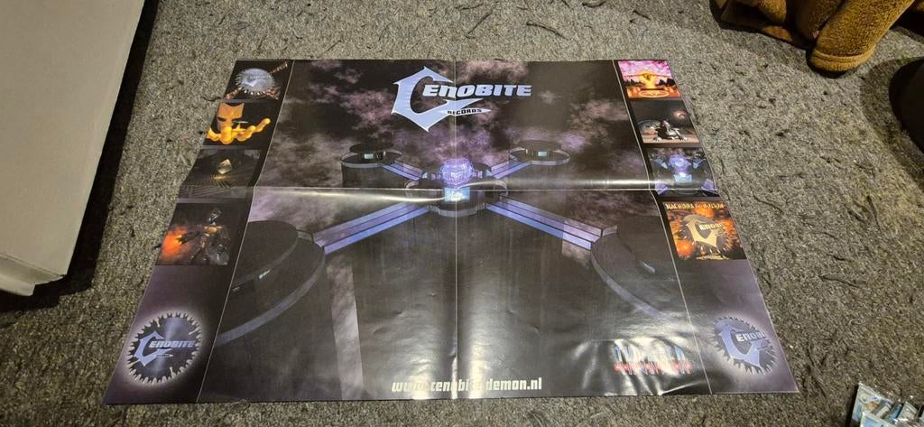 Cenobite records poster thunderdome, Ophalen of Verzenden, Zo goed als nieuw, A1 t/m A3, Film en Tv