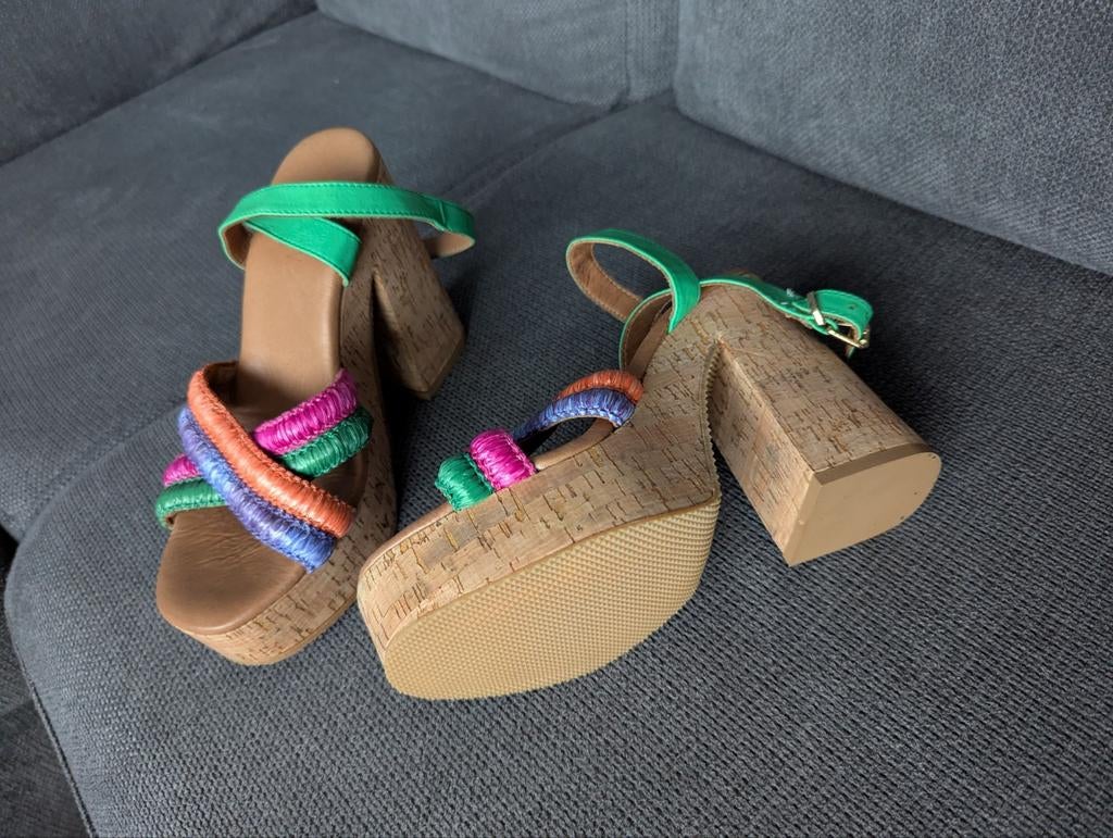 Zomer sandalen Notre V, Ophalen of Verzenden, Zo goed als nieuw, Sandalen of Muiltjes