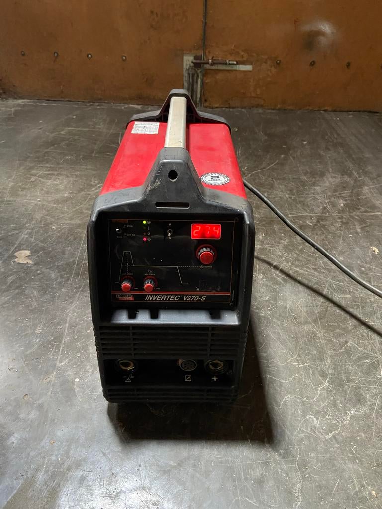 Lincoln Electric Invertec V270-S Lasmachine, Ophalen, Gebruikt, 250 ampère of meer, Inverter