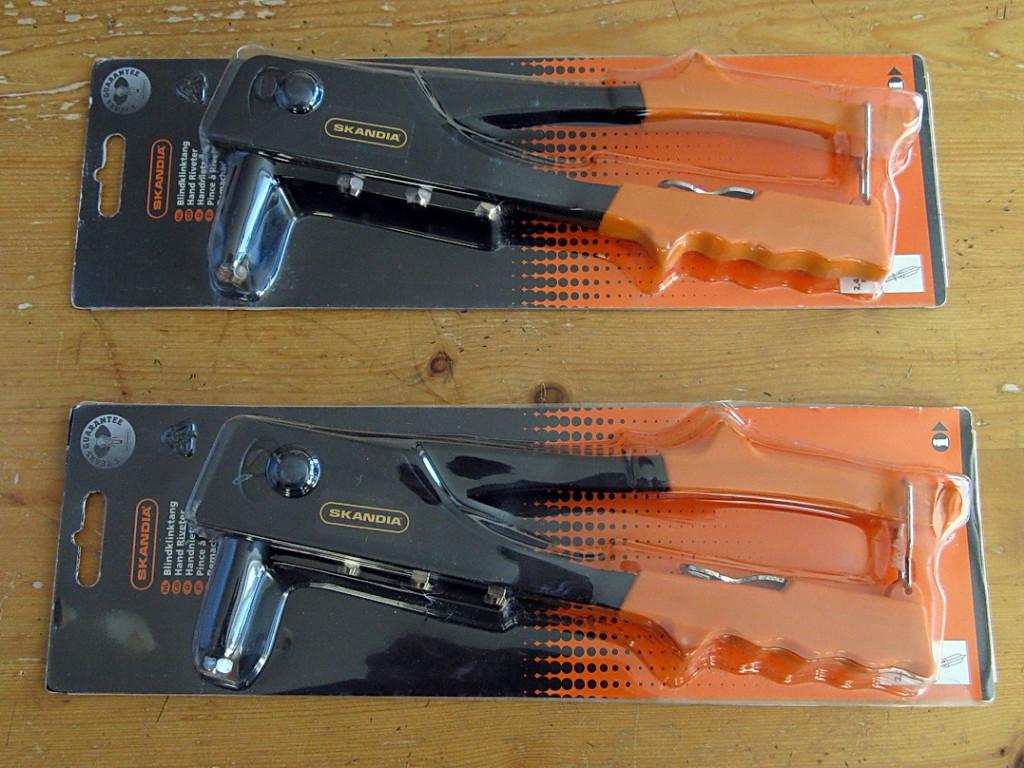 Skandia blindklinktang / popnageltang - 2 stuks, Ophalen, Nieuw