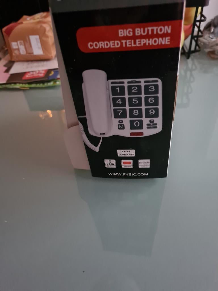 Senior of voor slecht ziende telefoon, Ophalen, Gebruikt, 1 handset