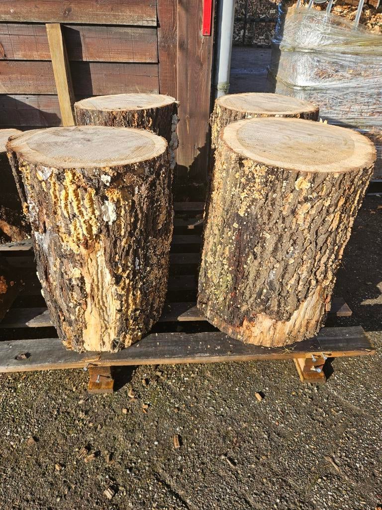 Eiken Hakblokken - Diverse Maten, Tuin en Terras, Minder dan 3 m³, Ophalen, Eikenhout, Blokken