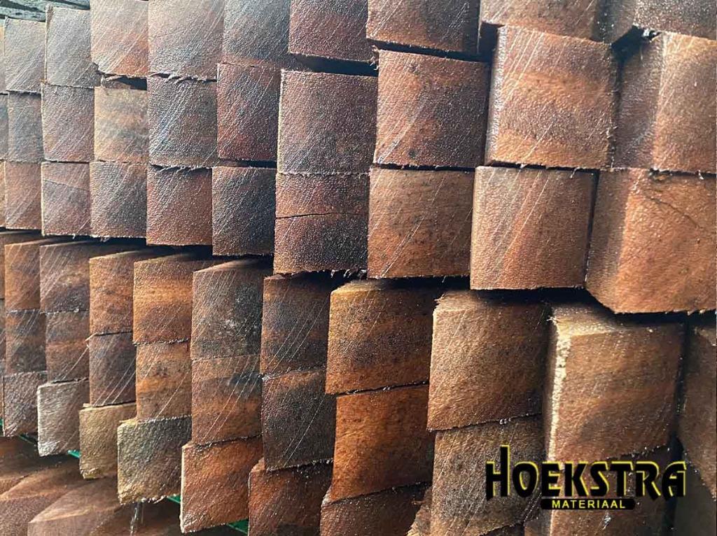 Hardhouten paaltjes in de opruiming! €1,25 per stuk!, Ophalen, Nieuw, Palen, Hardhout