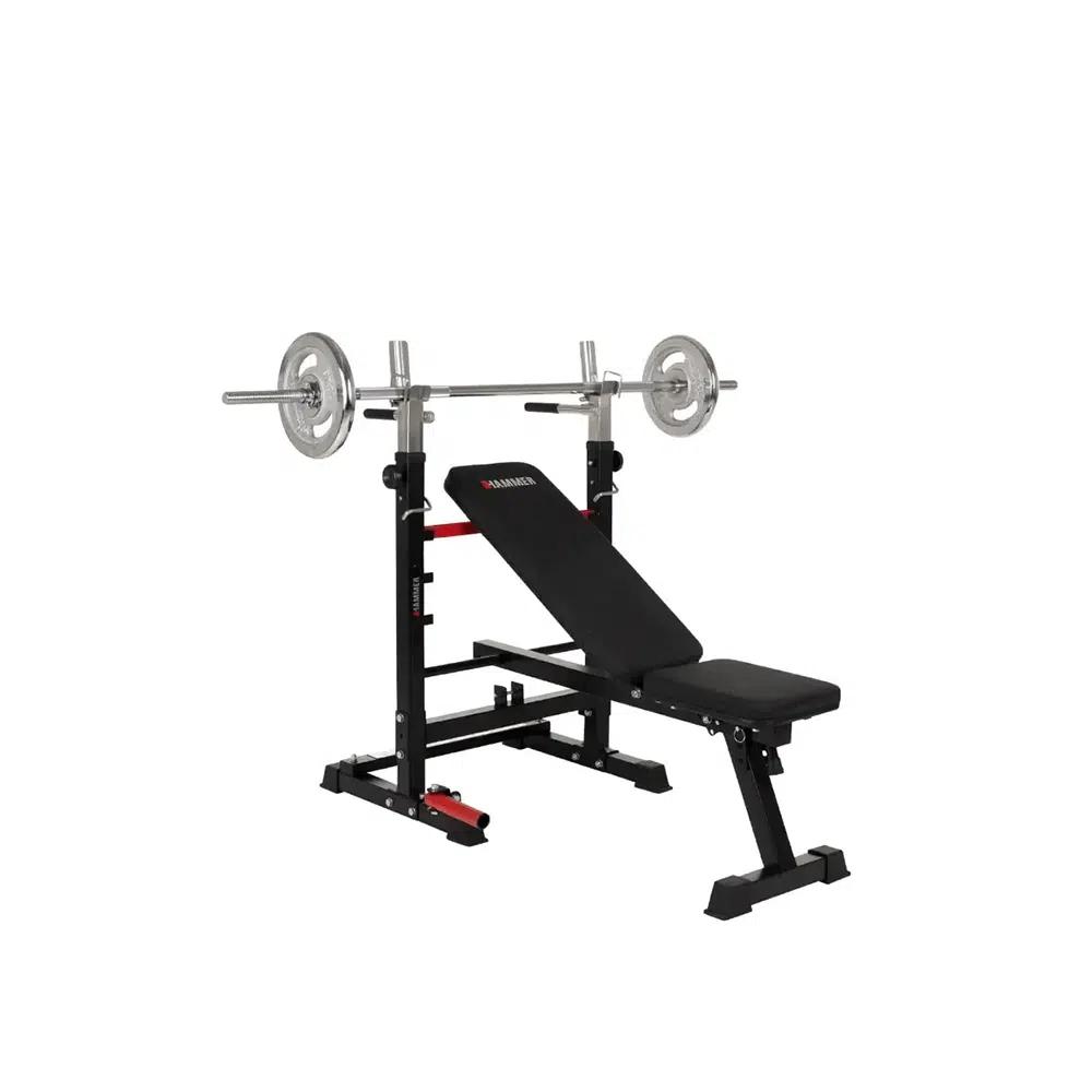 HAMMER – FORCE 4.0 ADJUSTABLE BENCH PRESS, Sport en Fitness, Fitnessmaterialen, Ophalen of Verzenden, Zo goed als nieuw, Benen