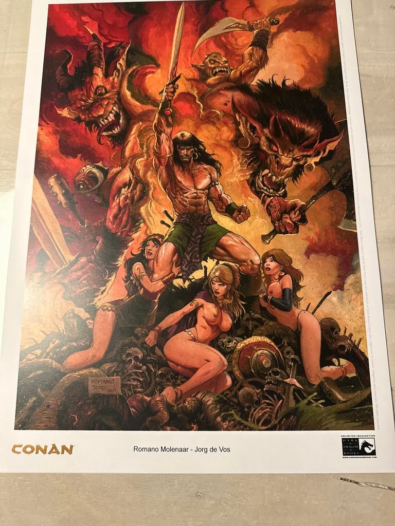 Conan Print door Romano Molenaar & Jorg de Vos, Boeken, Eén comic, Ophalen of Verzenden, Zo goed als nieuw, Europa