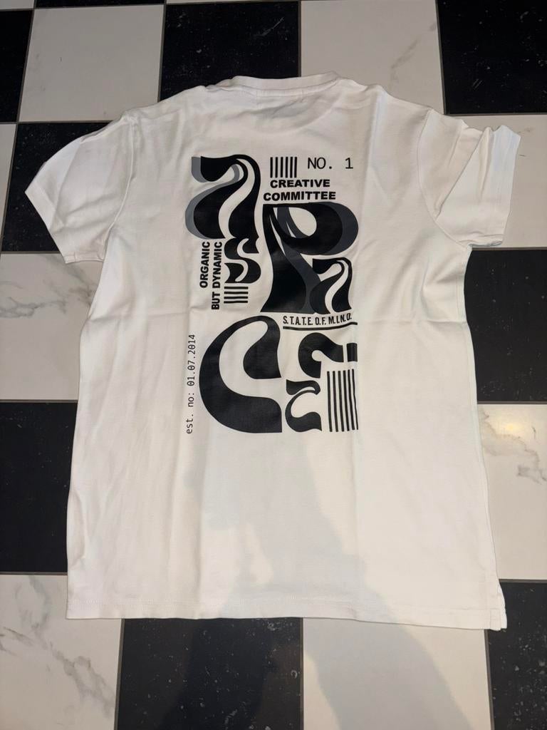 Aspact wit shirt S, Kleding | Heren, T-shirts, Ophalen of Verzenden, Zo goed als nieuw, Maat 46 (S) of kleiner, Wit