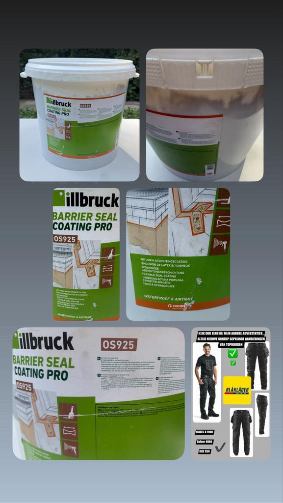 illbruck Barrier Seal Coating Pro - Nieuw 20 Kg, Ophalen of Verzenden, Nieuw