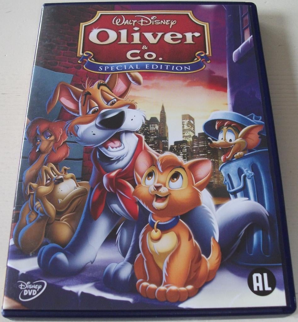 Dvd *** OLIVER & CO *** Walt Disney Classics 30, Avontuur, Alle leeftijden, Ophalen of Verzenden, Zo goed als nieuw