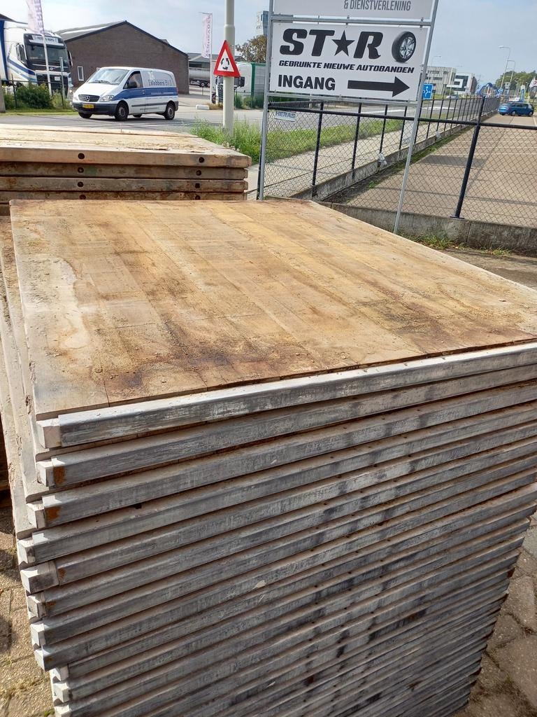 steenschotten Azobe hout Hardhouten vloerdelen, Ophalen, Gebruikt, Hout