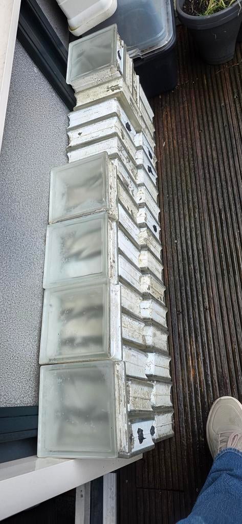 Glazen bouwstenen, Doe-het-zelf en Verbouw, Ophalen of Verzenden, Bakstenen