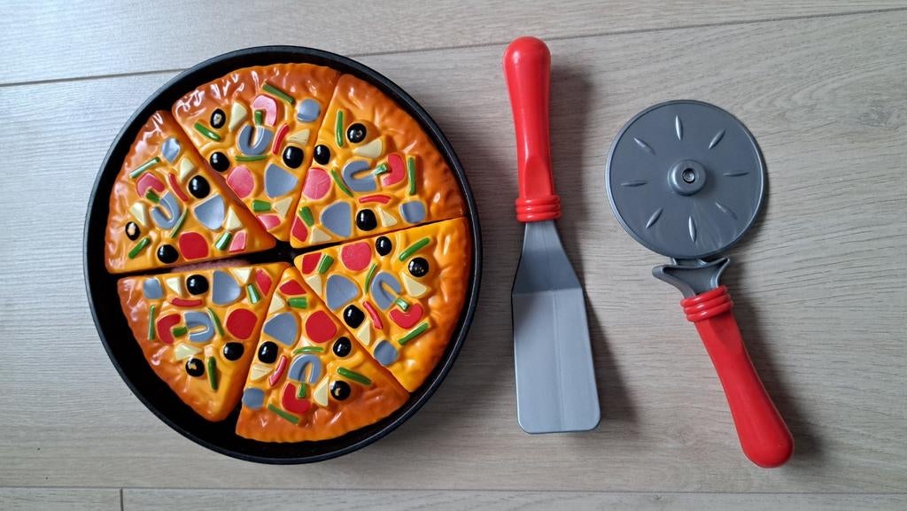 Pizza speelsetje, Ophalen, Gebruikt, Kunststof