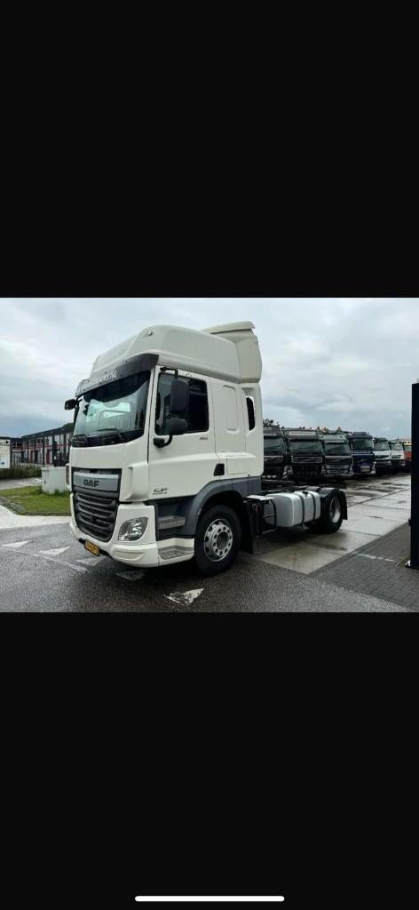 DAF CF 2017 SPOED!, Auto's, Vrachtwagens, Automaat, Stof, Wit, Diesel