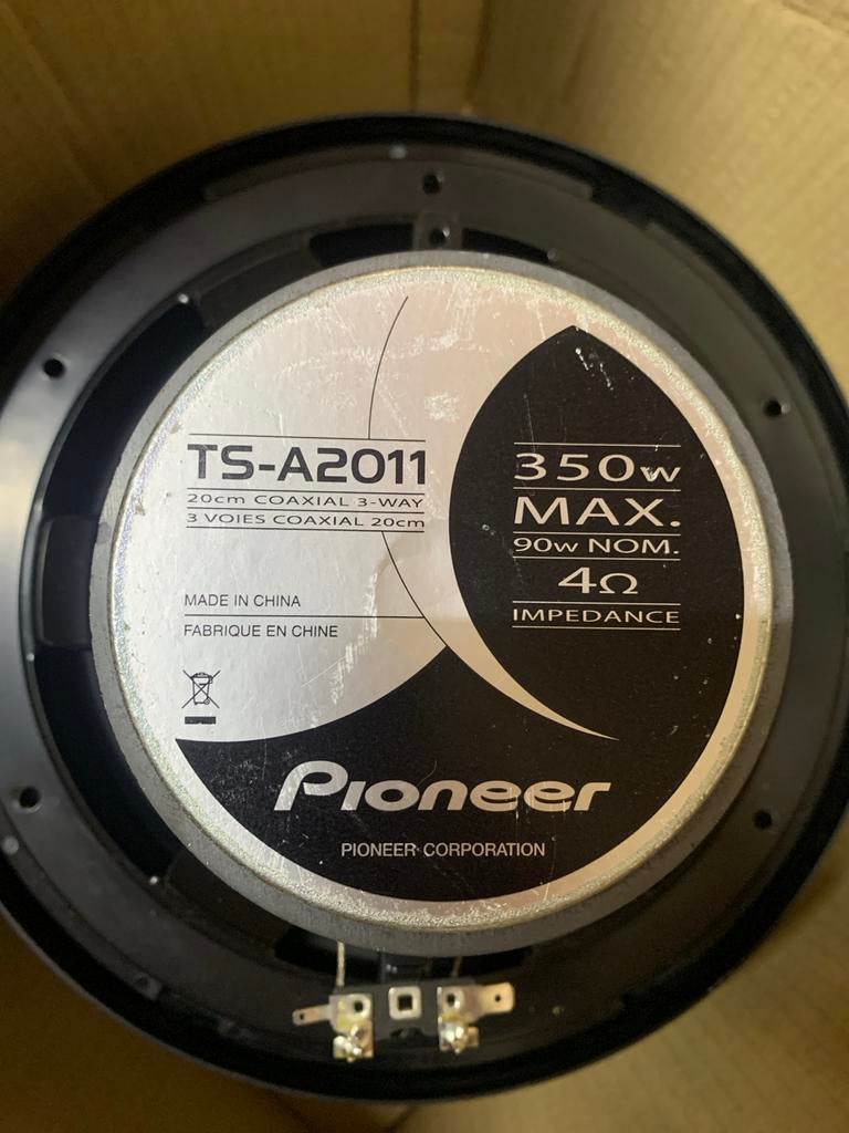 Pioneer TS-A2011 20cm Coaxiale 3-weg Auto Boxen, Auto diversen, Autospeakers, Ophalen, Gebruikt