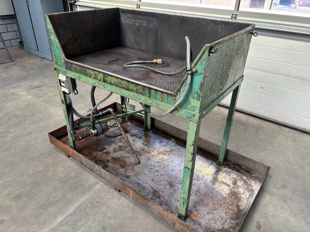 Ontvetterbak onderdelen reiniger, Ophalen, Gebruikt